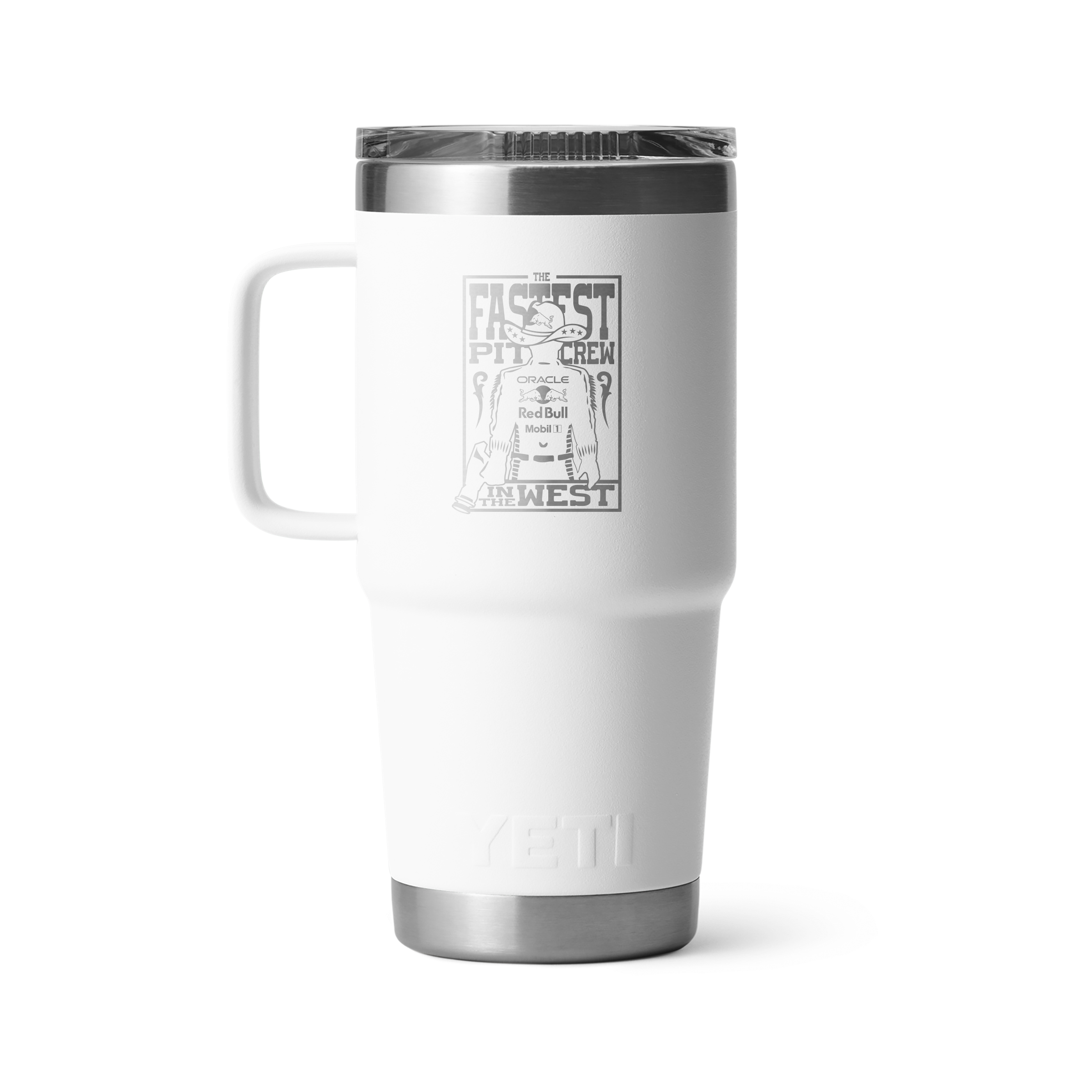 Oracle Red Bull Racing Rambler® 20 oz (591 ml) Travel Mug - Fastest Pit Crew